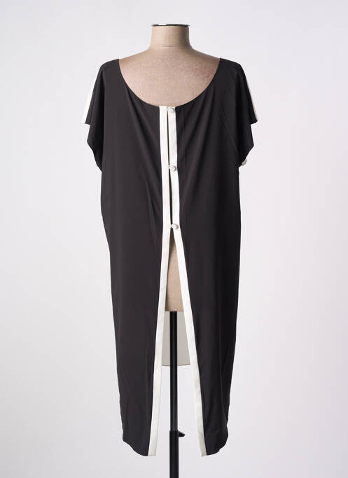 Tunique manches courtes coupe fluide blanc GIA VENTOLA femme