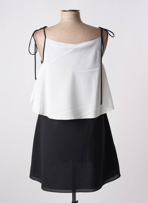 Robe mi-longue noir GIA VENTOLA pour femme