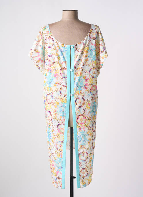 Tunique manches courtes jaune GIA VENTOLA pour femme