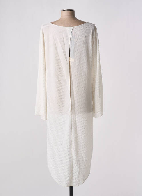 Tunique manches longues blanc GIA VENTOLA pour femme