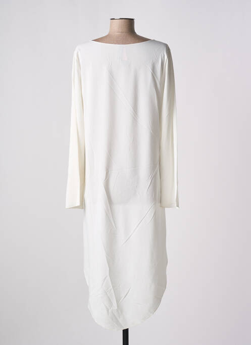Tunique manches longues blanc GIA VENTOLA pour femme