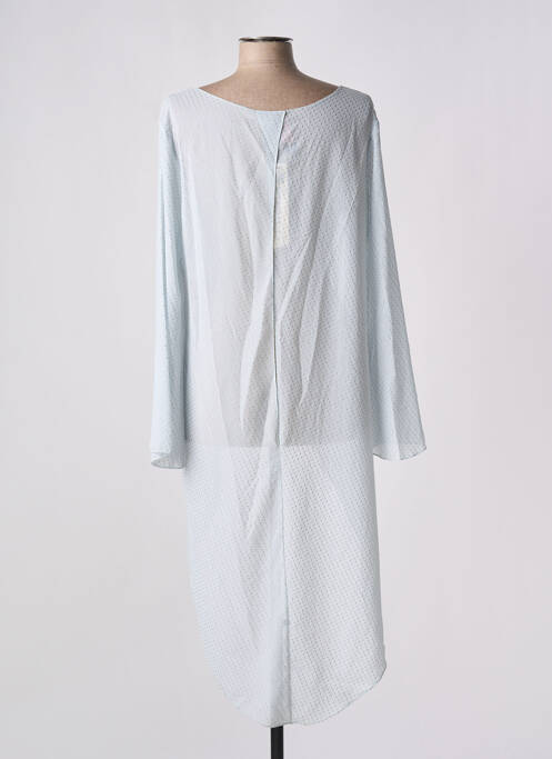 Tunique manches longues bleu GIA VENTOLA pour femme