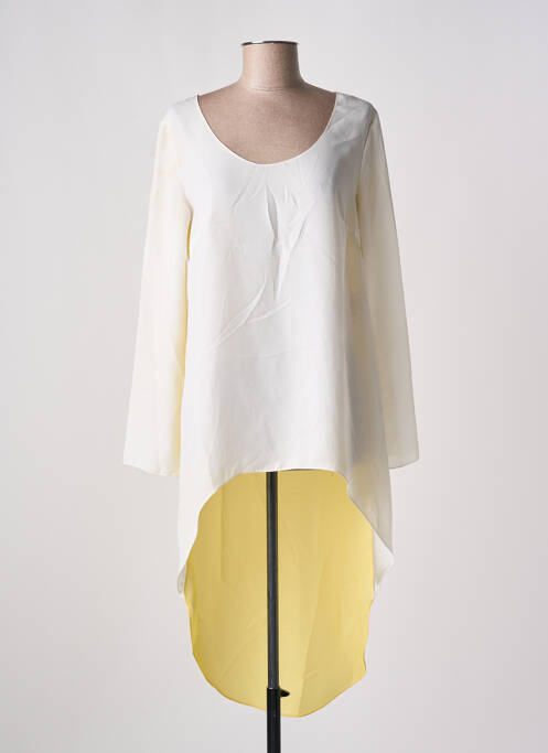 Tunique manches longues jaune GIA VENTOLA pour femme