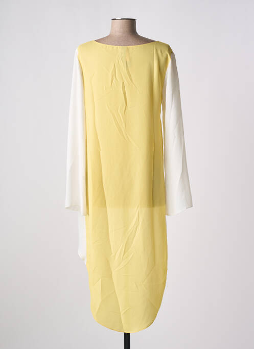 Tunique manches longues jaune GIA VENTOLA pour femme