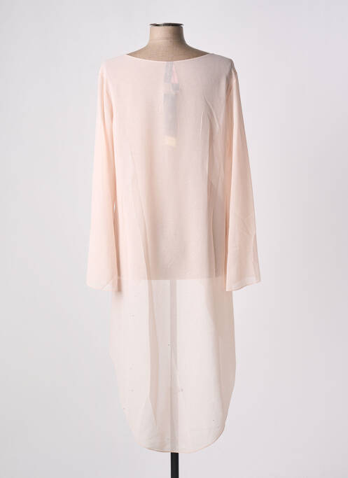 Tunique manches longues rose GIA VENTOLA pour femme