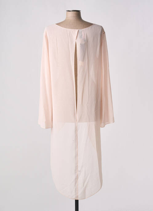 Tunique manches longues rose GIA VENTOLA pour femme