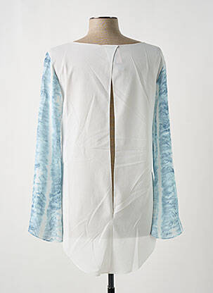 Blouse col rond manches longues blanc GIA VENTOLA femme