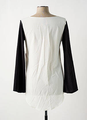Blouse col rond manches longues blanc GIA VENTOLA femme