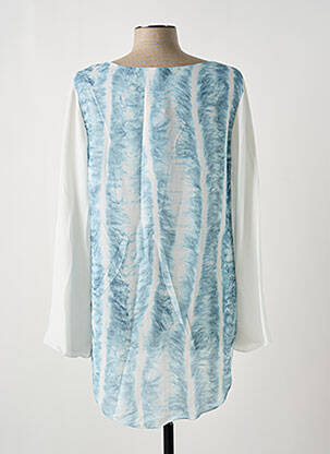 Blouse col rond manches longues blanc GIA VENTOLA femme