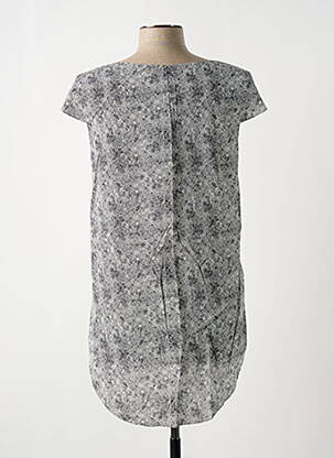 Blouse imprimé fantaisie manches courtes noir GIA VENTOLA femme