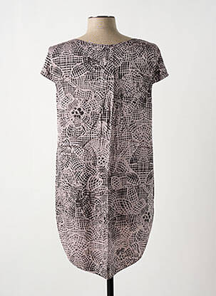 Blouse manches courtes manches courtes violet GIA VENTOLA femme
