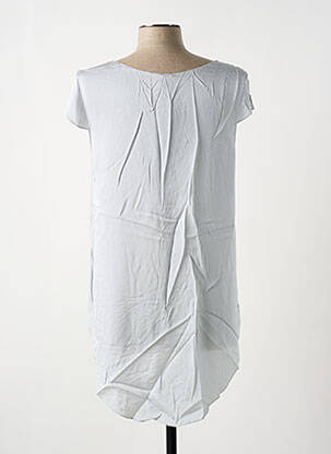 Blouse manches courtes manches courtes gris GIA VENTOLA femme