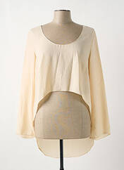 Blouse beige GIA VENTOLA pour femme seconde vue