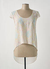 Blouse beige GIA VENTOLA pour femme seconde vue