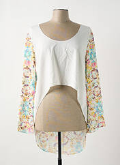 Blouse blanc GIA VENTOLA pour femme seconde vue