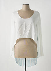 Blouse blanc GIA VENTOLA pour femme seconde vue