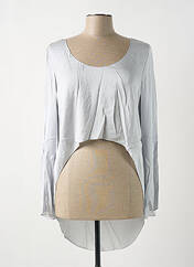 Blouse gris GIA VENTOLA pour femme seconde vue