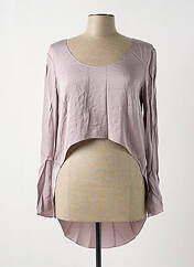 Blouse violet GIA VENTOLA pour femme seconde vue