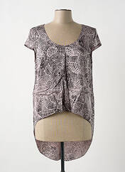 Blouse violet GIA VENTOLA pour femme seconde vue
