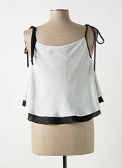 Top blanc GIA VENTOLA pour femme seconde vue