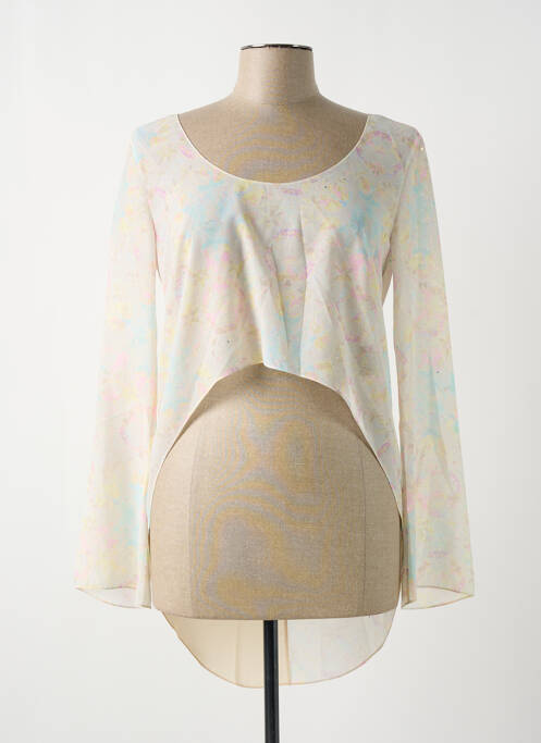 Blouse beige GIA VENTOLA pour femme
