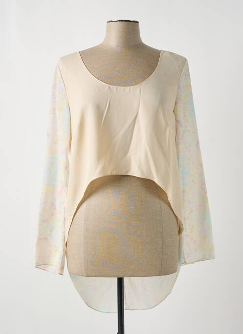 Blouse beige GIA VENTOLA pour femme