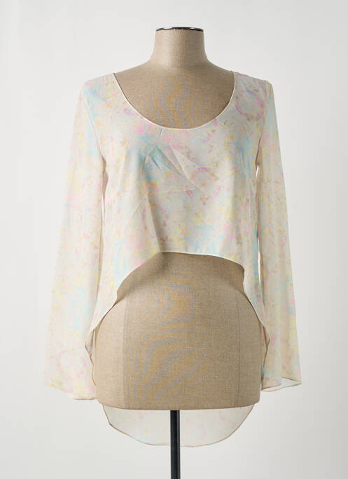 Blouse beige GIA VENTOLA pour femme