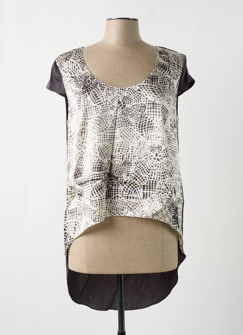 Blouse beige GIA VENTOLA pour femme