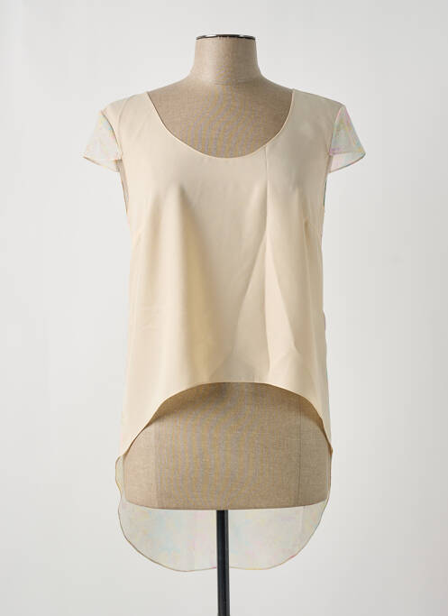 Blouse beige GIA VENTOLA pour femme