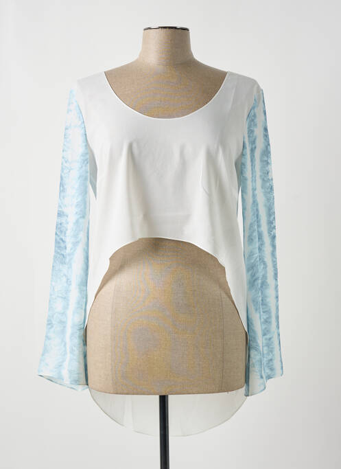 Blouse blanc GIA VENTOLA pour femme
