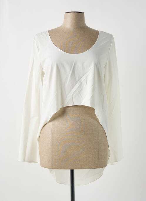 Blouse blanc GIA VENTOLA pour femme