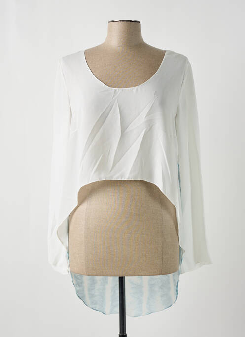 Blouse blanc GIA VENTOLA pour femme