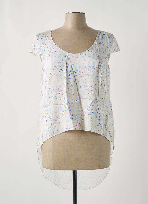 Blouse blanc GIA VENTOLA pour femme