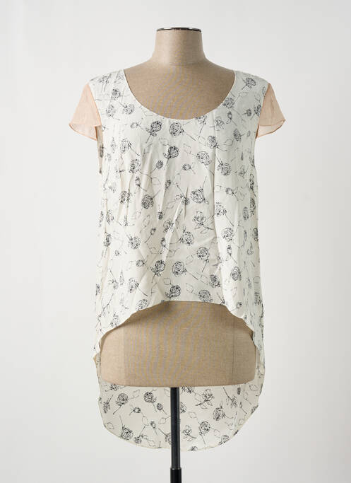 Blouse blanc GIA VENTOLA pour femme