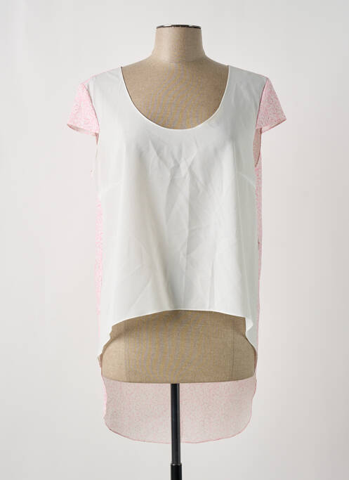Blouse blanc GIA VENTOLA pour femme
