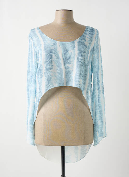 Blouse bleu GIA VENTOLA pour femme