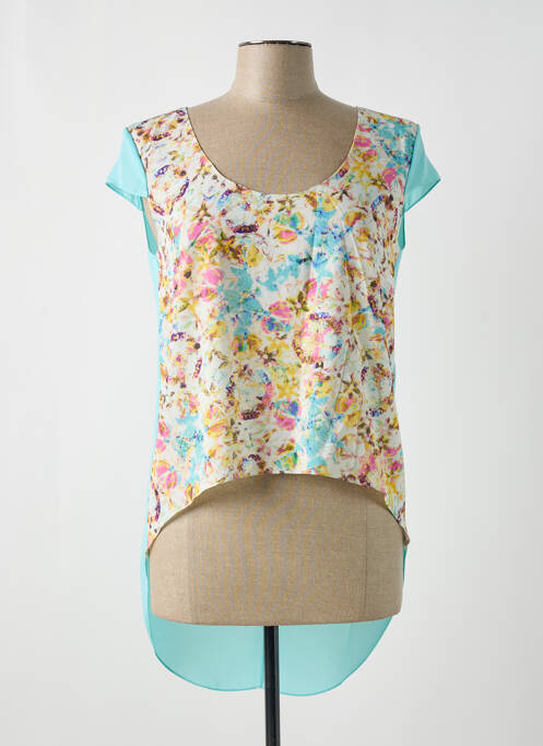 Blouse bleu GIA VENTOLA pour femme