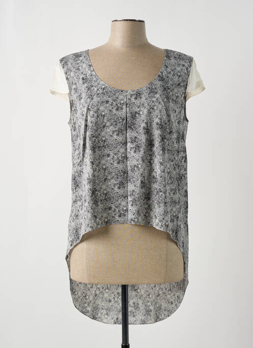 Blouse noir GIA VENTOLA pour femme