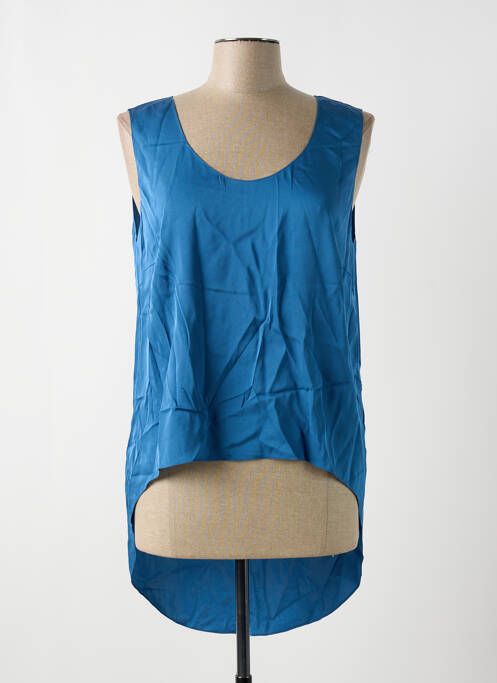Top bleu GIA VENTOLA pour femme