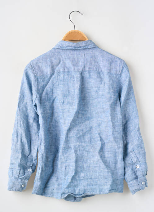 Chemise manches longues bleu MONOPRIX pour garçon