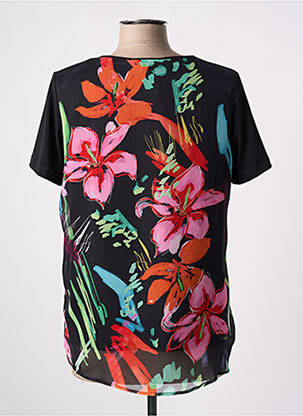 T-shirt stretch manches courtes noir GREGORY PAT femme