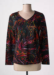 T-shirt noir FRANCE RIVOIRE pour femme seconde vue