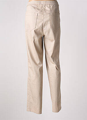 Jegging stretch taille normale beige FRANK WALDER femme