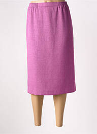 Jupe mi-longue coupe droite violet SOMMERMANN femme