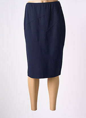 Jupe mi-longue taille normale bleu SOMMERMANN femme