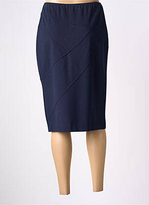 Jupe mi-longue taille normale bleu SOMMERMANN femme