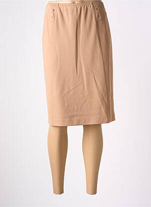 Jupe mi-longue stretch beige SOMMERMANN femme