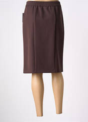 Jupe mi-longue marron FRANK WALDER pour femme seconde vue