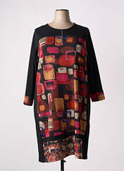 Robe mi-longue noir FRANCE RIVOIRE pour femme seconde vue