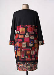 Robe mi-longue noir FRANCE RIVOIRE pour femme seconde vue